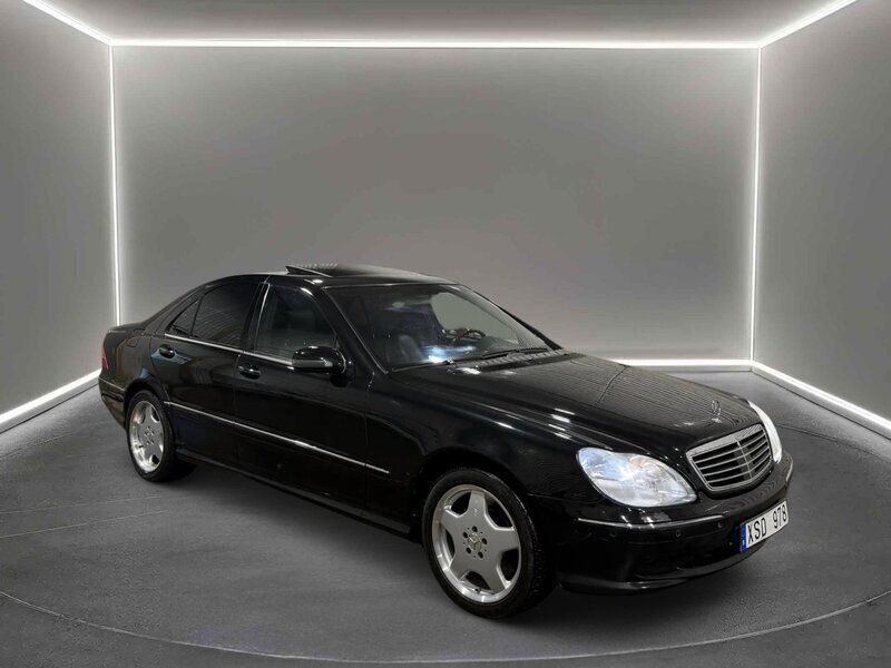 Svart Begagnad 2002 Mercedes S55 AMG AMG Sedan | 139 900 kr - Bild 1/4