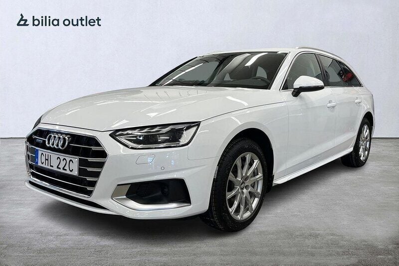 Vit Begagnad 2022 Audi A4 Kombi | 294 900 kr (Bra pris) - Bild 1/4