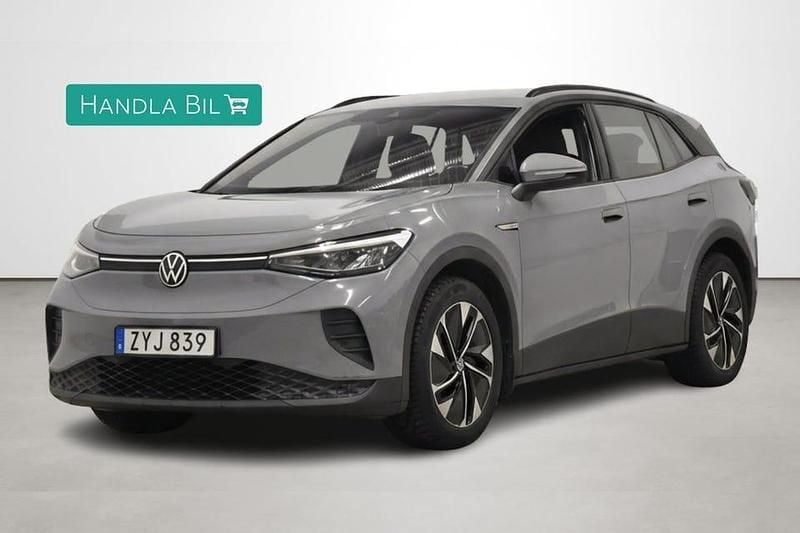 Grå Begagnad 2021 VW ID.4 Pro Performance SUV | 239 700 kr (Bra pris) - Bild 1/4