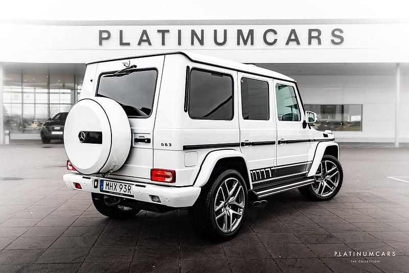 Begagnad Mercedes G63 AMG Exclusive 572 HK (420 kW) 2018 Vit SUV