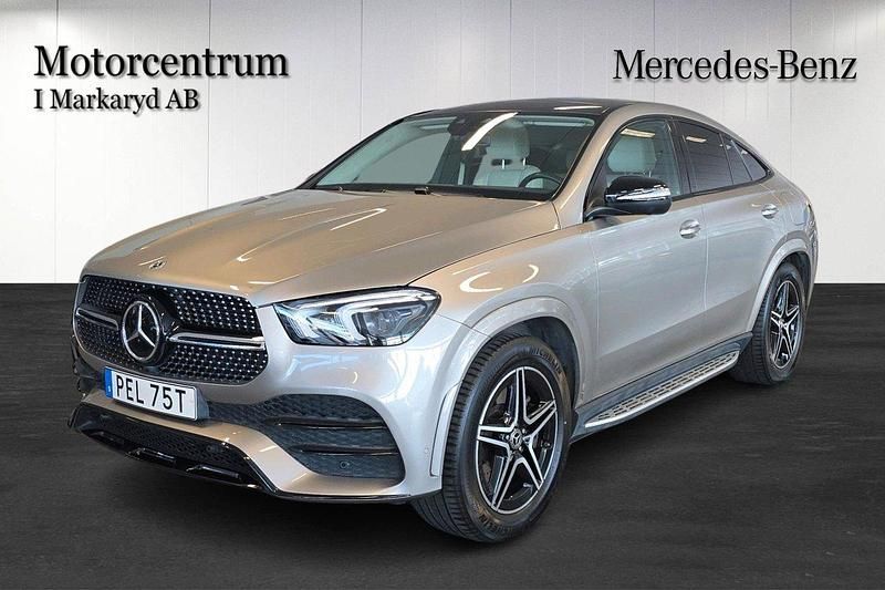 Silver Begagnad 2022 Mercedes GLE350 AMG Sportkupé | 818 900 kr (Dyr) - Bild 1/4