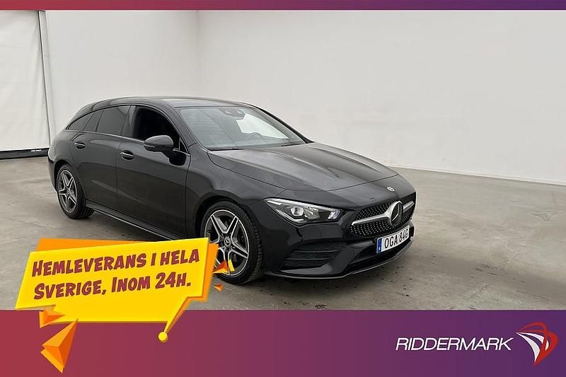 Svart Begagnad 2020 Mercedes CLA220 Shooting Brake Kombi | 309 900 kr - Bild 1/3