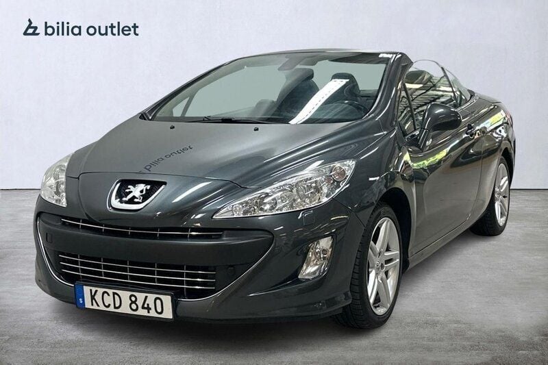 Mörkgrå Begagnad 2009 Peugeot 308 CC Cab | 74 900 kr (Superpris) - Bild 1/3