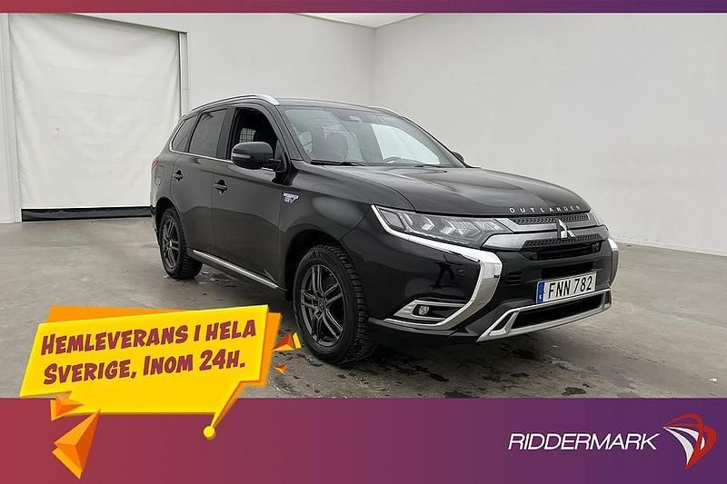 Svart Begagnad 2019 Mitsubishi Outlander P-HEV SUV | 189 900 kr (Marknadspris) - Bild 1/3