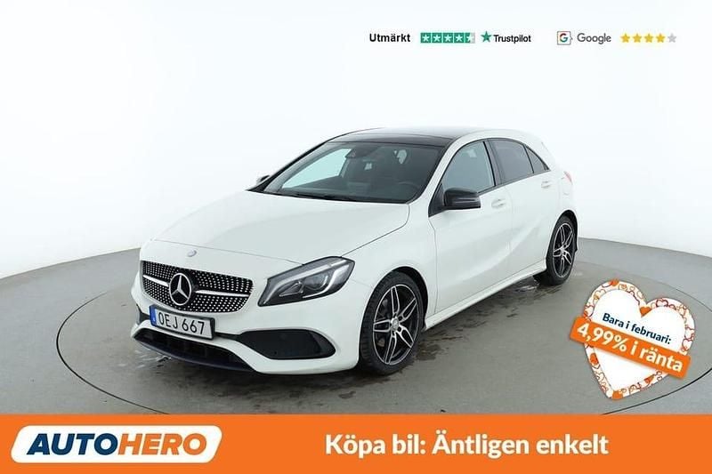 Begagnad Mercedes A180 AMG 110 HK (80 kW) 2016 Vit Halvkombi