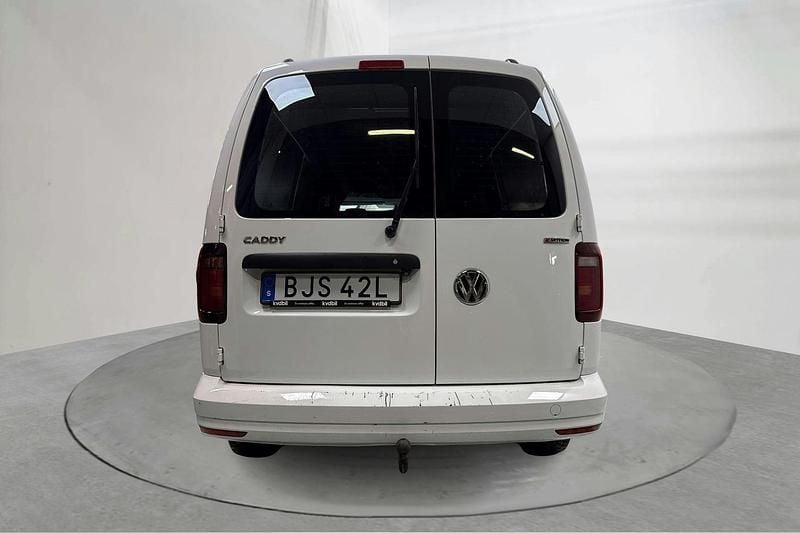 Begagnad VW Caddy Maxi 150 HK (110 kW) 2019 Vit Minibuss