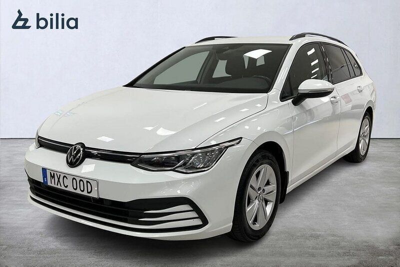 Vit Begagnad 2021 VW Golf VIII Kombi | 229 900 kr (Marknadspris) - Bild 1/2