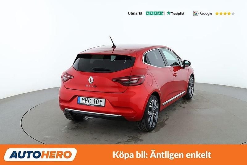 Begagnad Renault Clio V Intens 101 HK (74 kW) 2019 Röd Halvkombi