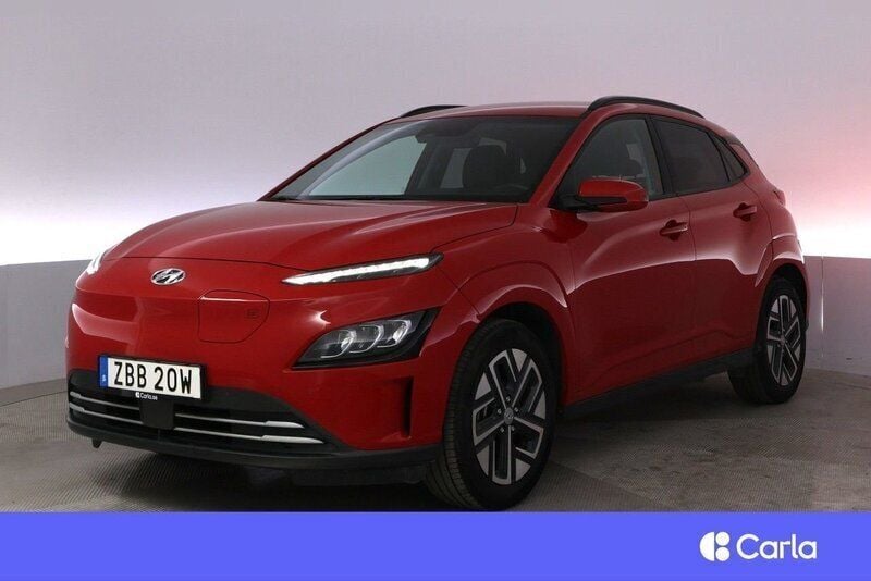 Röd Begagnad 2022 Hyundai Kona Essential SUV | 188 900 kr (Marknadspris) - Bild 1/4