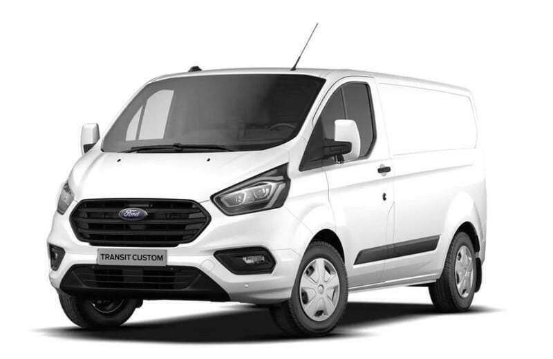 Vit Ny 2024 Ford Transit Custom | 517 200 kr (Superpris) - Bild 1/4