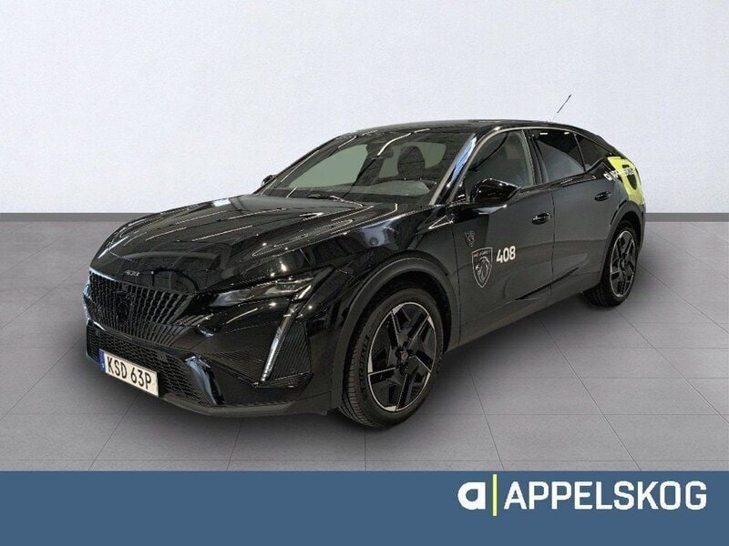 Svart Ny 2024 Peugeot 408 GT GT Halvkombi | 409 900 kr - Bild 1/4