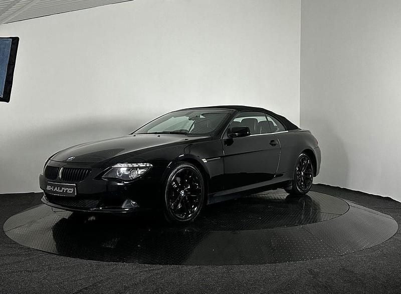 Svart Begagnad 2008 BMW 650 Sportkupé | 249 900 kr - Bild 1/4