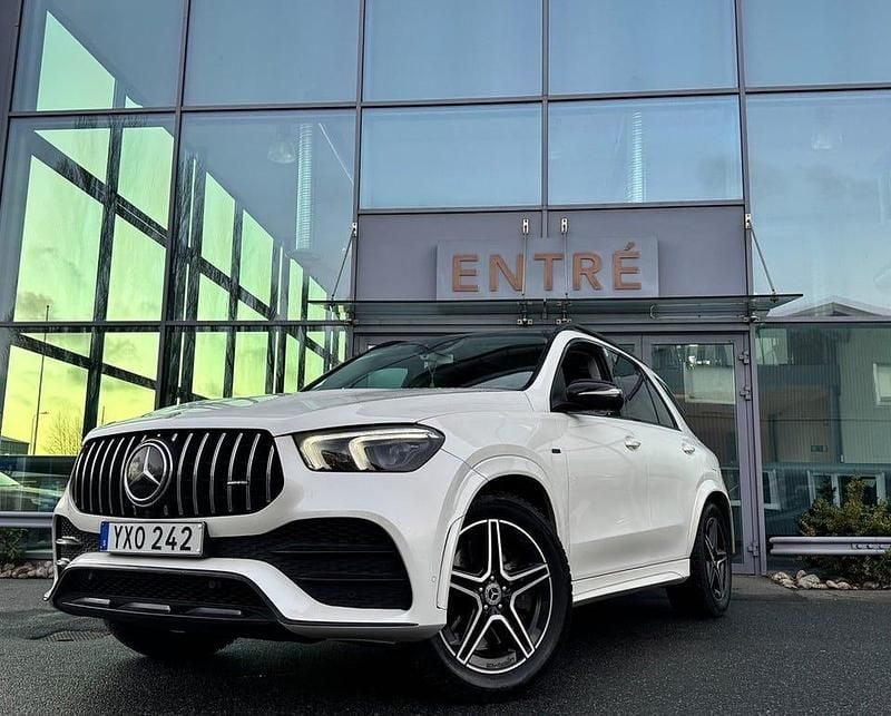 Vit Begagnad 2020 Mercedes GLE350 AMG line SUV | 549 900 kr (Bra pris) - Bild 1/4