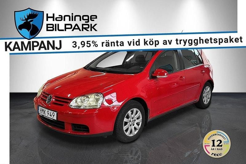 Röd Begagnad 2008 VW Golf VI Halvkombi | 59 900 kr (Bra pris) - Bild 1/2