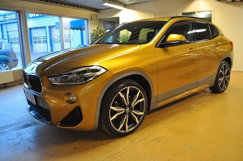 Begagnad BMW X2 M Sport 190 HK (139 kW) 2018 Galvanicgold metallic SUV