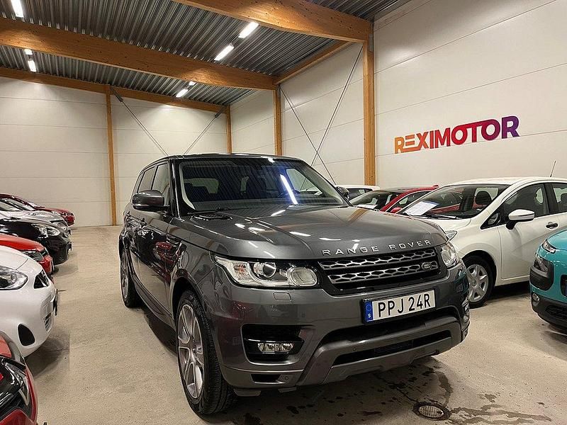 Grå Begagnad 2015 Land Rover Range Rover Sport SUV | 259 900 kr - Bild 1/4