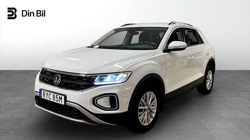 Vit Begagnad 2022 VW T-Roc Life SUV | 264 900 kr (Marknadspris) - Bild 1/4