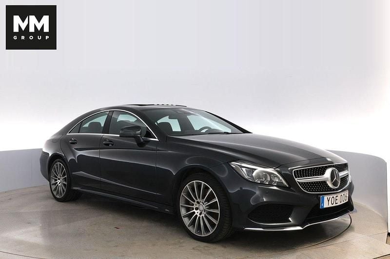 Svart Begagnad 2016 Mercedes CLS350 AMG Sportkupé | 319 000 kr (Marknadspris) - Bild 1/4