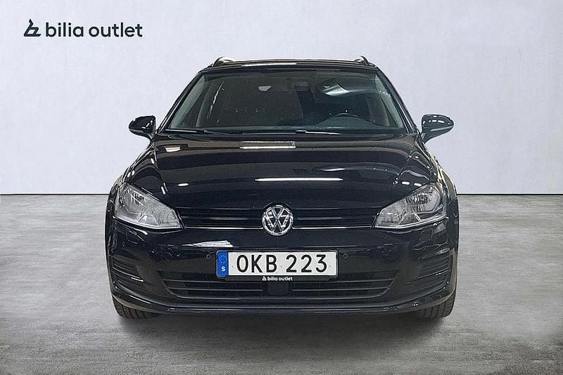 Begagnad VW Golf VII 110 HK (80 kW) 2016 Svart Kombi