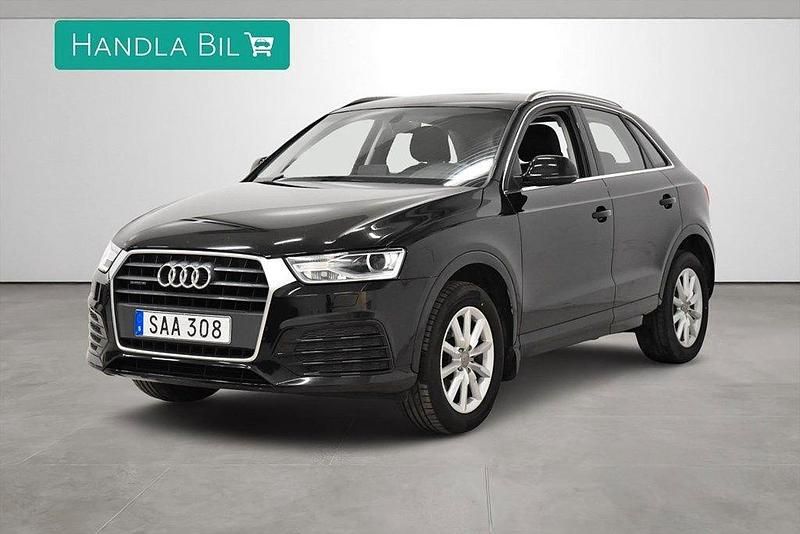 Svart Begagnad 2017 Audi Q3 Design SUV | 199 800 kr (Marknadspris) - Bild 1/4