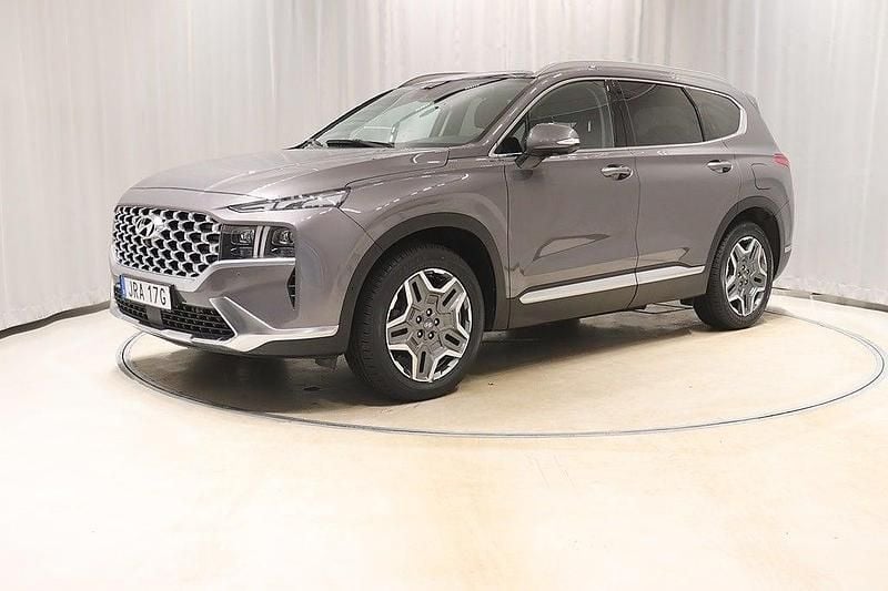 Grå Begagnad 2023 Hyundai Santa Fe Advanced SUV | 398 900 kr (Bra pris) - Bild 1/4