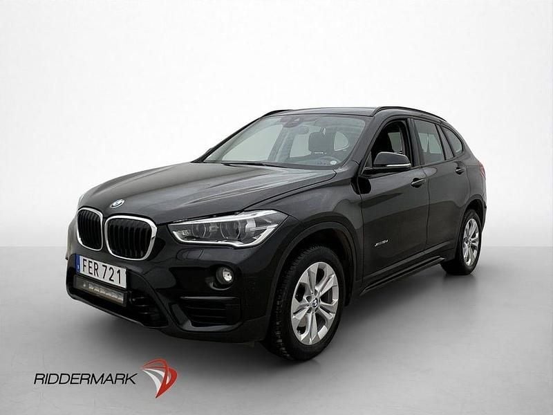 Begagnad BMW X1 Sport Line 150 HK (110 kW) 2018 Svart SUV
