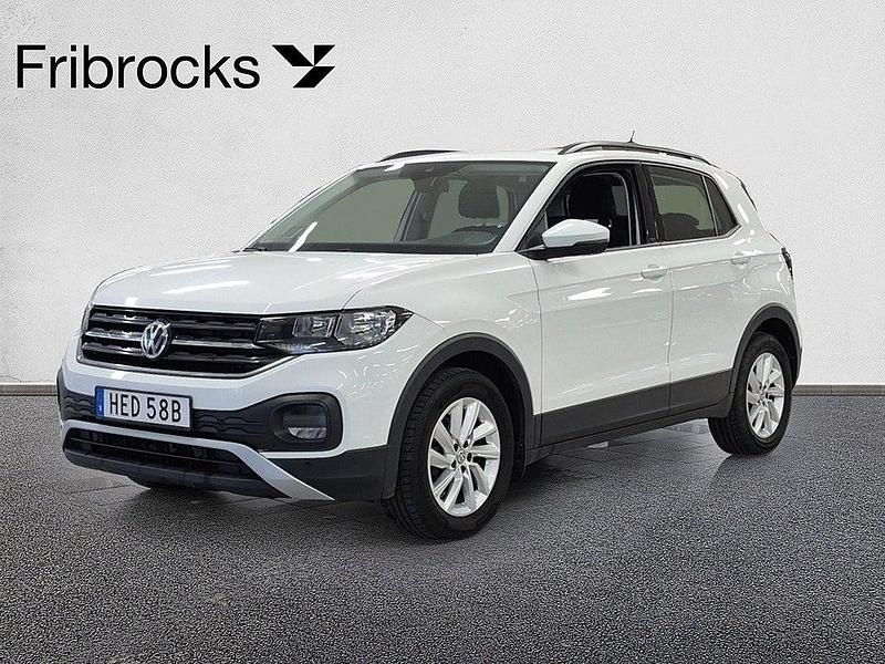 Vit Begagnad 2020 VW T-Cross Comfortline SUV | 159 800 kr (Marknadspris) - Bild 1/4