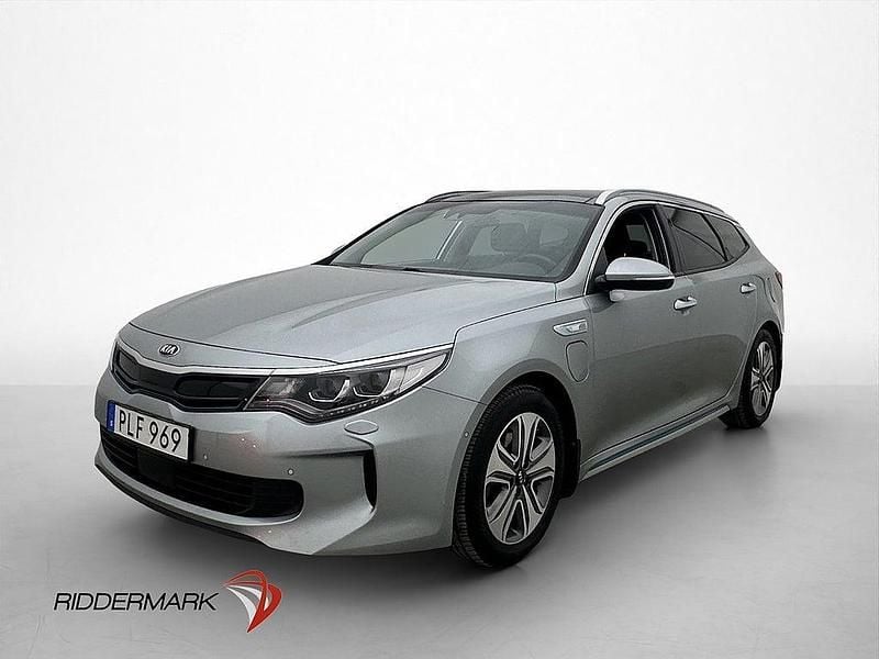 Begagnad Kia Optima Hybrid Sport 2018 Grå Sedan