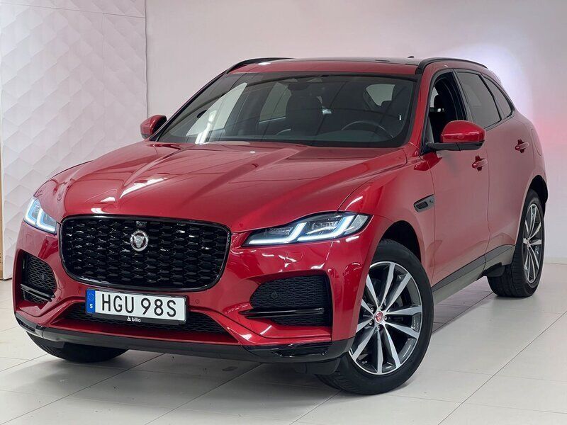 Röd Begagnad 2021 Jaguar F-Pace SUV | 439 000 kr (Superpris) - Bild 1/4