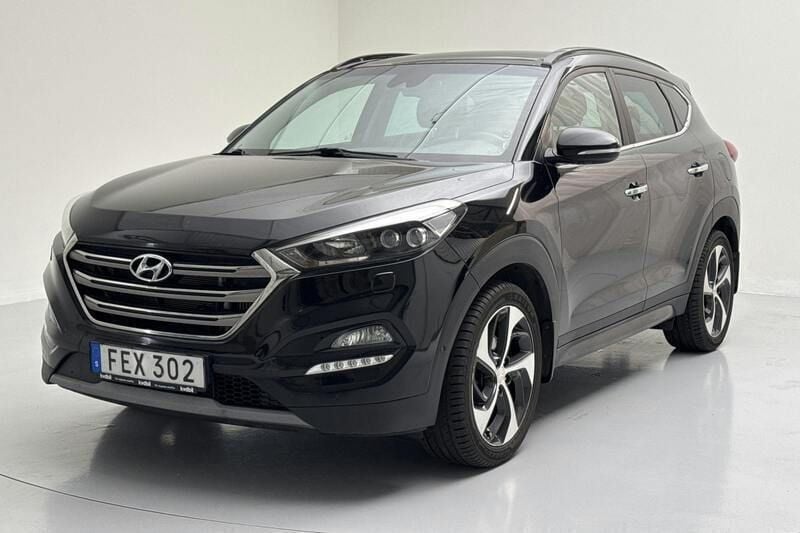 Svart Begagnad 2017 Hyundai Tucson Premium SUV | 174 800 kr (Superpris) - Bild 1/4