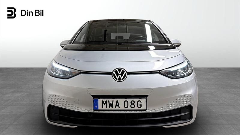 Begagnad VW ID.3 Pro Performance 150 kW (204 HK) 2022 Silver Halvkombi