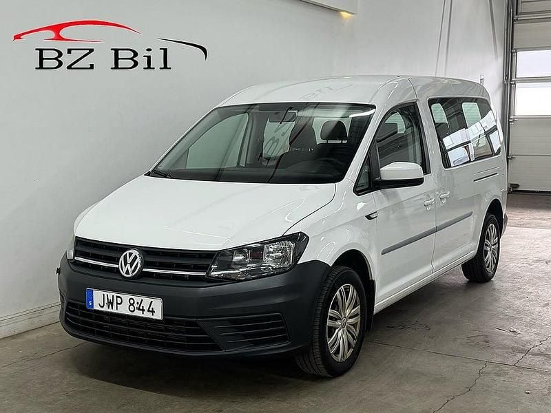 Begagnad VW Caddy Maxi Life Life 102 HK (75 kW) 2017 Vit Minibuss