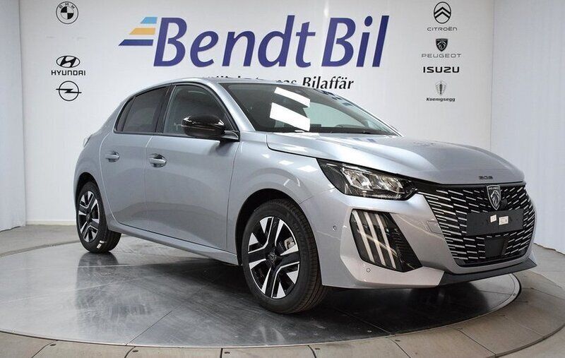 Grå Begagnad 2023 Peugeot 208 Allure Halvkombi | 279 900 kr - Bild 1/3