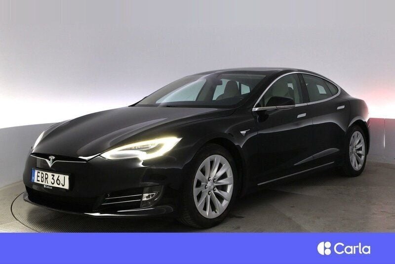 Svart Begagnad 2019 Tesla Model S Long Range Sedan | 352 900 kr (Marknadspris) - Bild 1/4