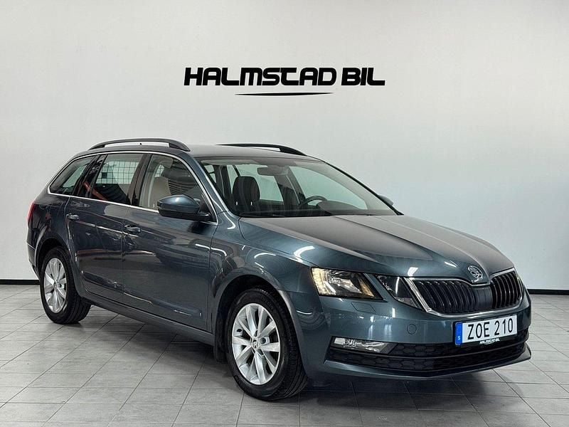 Grå Begagnad 2018 Skoda Octavia Ambition Kombi | 104 500 kr (Bra pris) - Bild 1/4