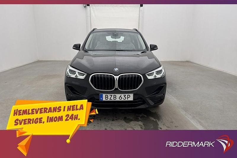 Begagnad BMW X1 Sport Line 125 HK (91 kW) 2021 Svart SUV