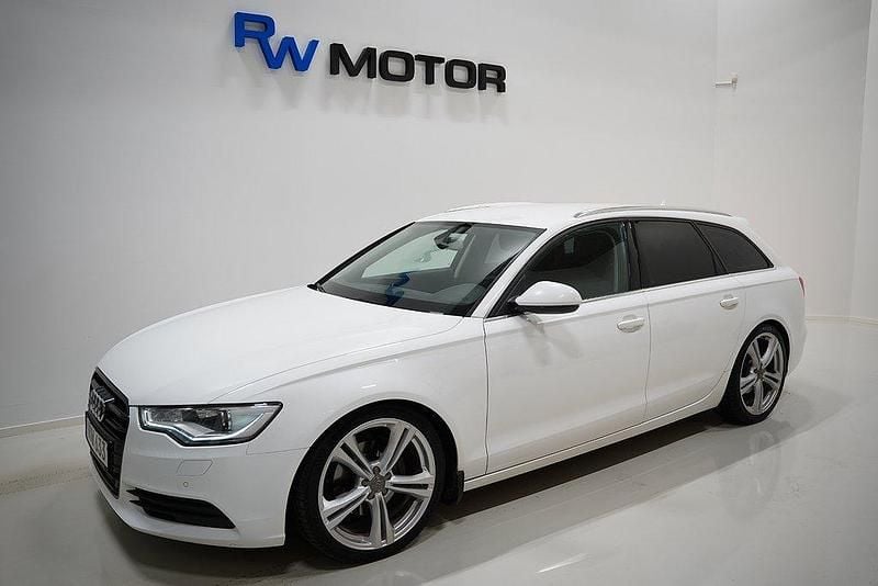 Vit Begagnad 2014 Audi A6 Proline Kombi | 127 800 kr (Bra pris) - Bild 1/4