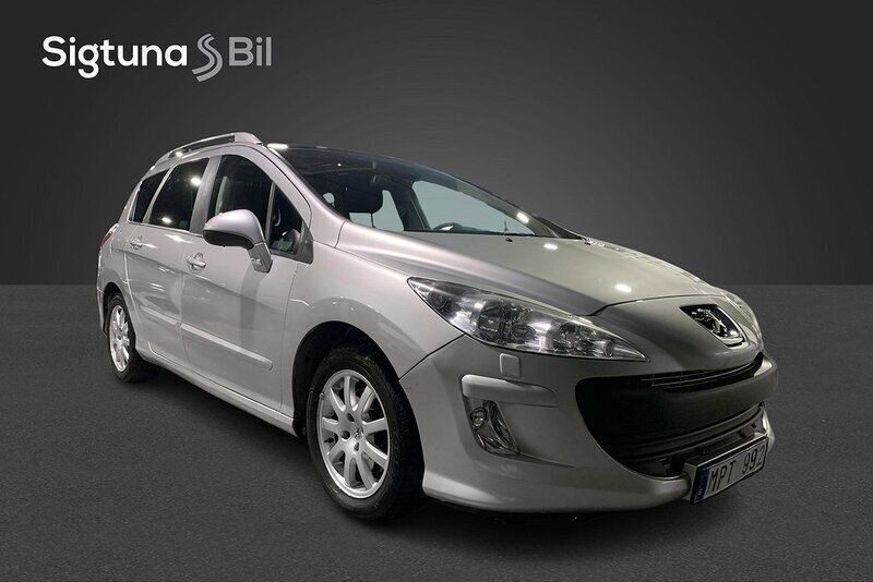 Grå Begagnad 2010 Peugeot 308 Kombi | 69 900 kr (Marknadspris) - Bild 1/3
