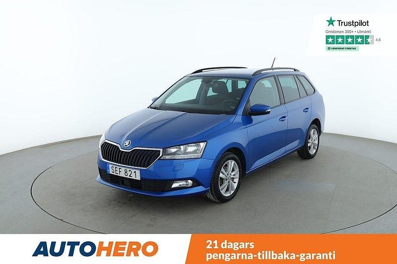 Blå Begagnad 2018 Skoda Fabia Style Kombi | 95 000 kr (Lite dyr) - Bild 1/4