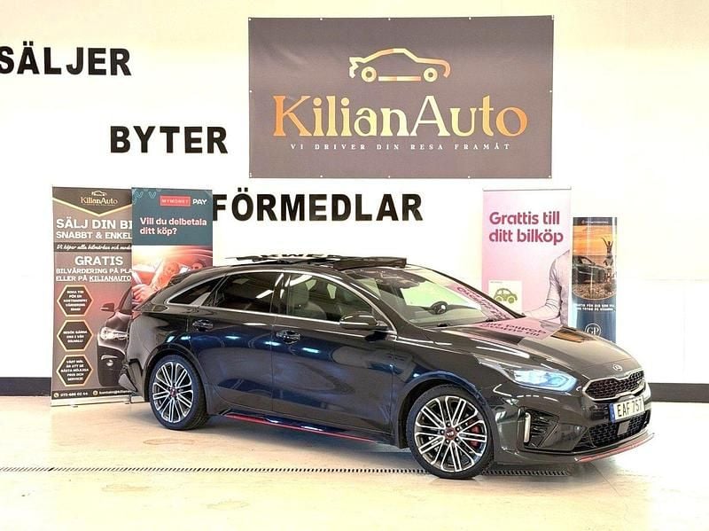 Svart Begagnad 2019 Kia ProCeed GT 2 Halvkombi | 194 900 kr (Marknadspris) - Bild 1/4