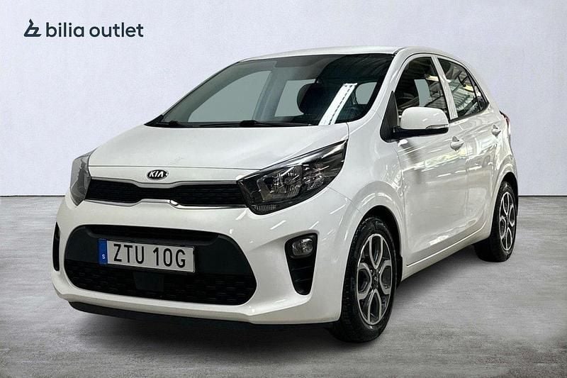 Vit Begagnad 2019 Kia Picanto Halvkombi | 139 900 kr (Marknadspris) - Bild 1/3