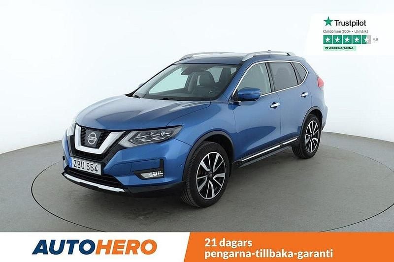 Blå Begagnad 2017 Nissan X-Trail 360º SUV | 164 000 kr (Lite dyr) - Bild 1/4