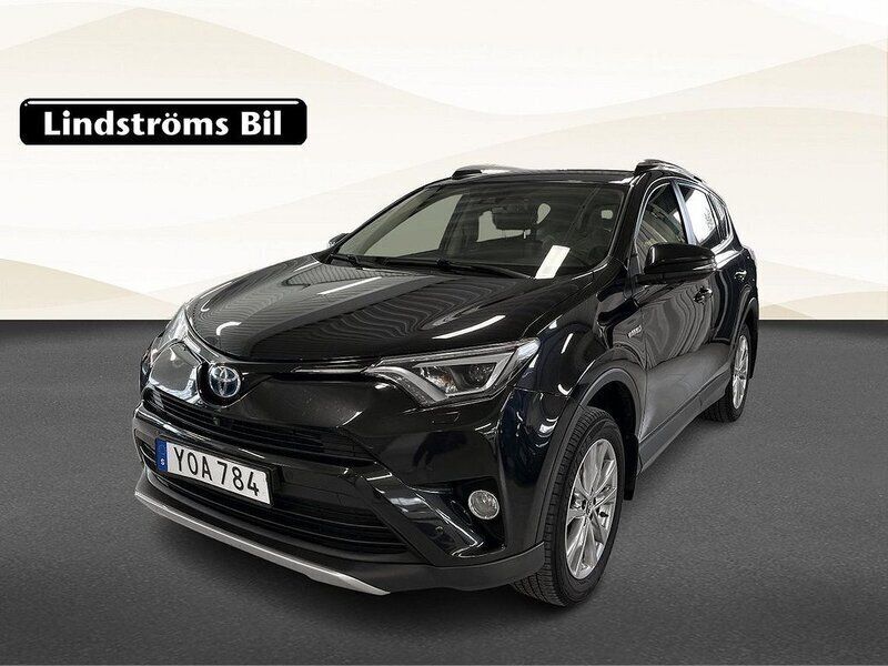 Svart Begagnad 2017 Toyota RAV4 Hybrid Executive SUV | 224 900 kr (Marknadspris) - Bild 1/3