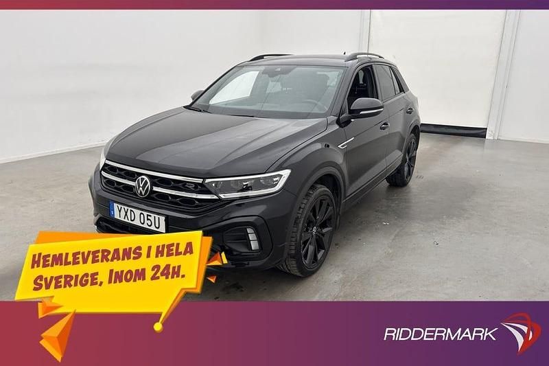 Svart Begagnad 2022 VW T-Roc R-line SUV | 304 800 kr (Dyr) - Bild 1/3