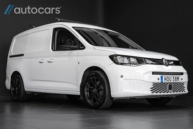 Vit Begagnad 2021 VW Caddy Maxi SE Minibuss | 348 750 kr (Lite dyr) - Bild 1/4