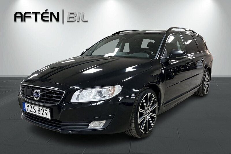 Svart Begagnad 2016 Volvo V70 Dynamic Kombi | 158 800 kr (Marknadspris) - Bild 1/3