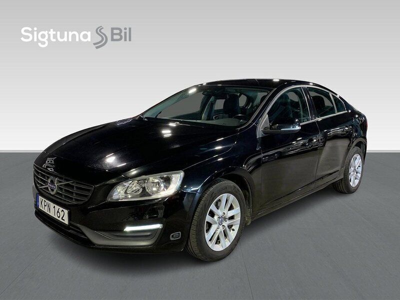 Svart Begagnad 2014 Volvo S60 Kinetic Sedan | 114 900 kr (Marknadspris) - Bild 1/3