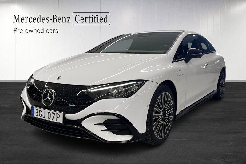 Polarvit Begagnad 2024 Mercedes EQE350 AMG line Sedan | 649 000 kr - Bild 1/4