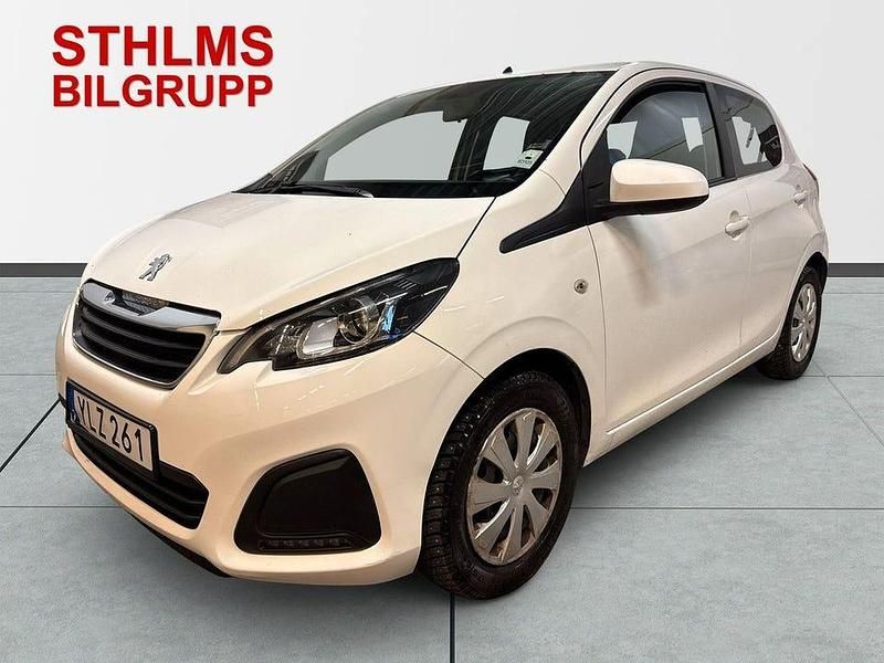 Vit Begagnad 2016 Peugeot 108 Halvkombi | 82 500 kr (Marknadspris) - Bild 1/4