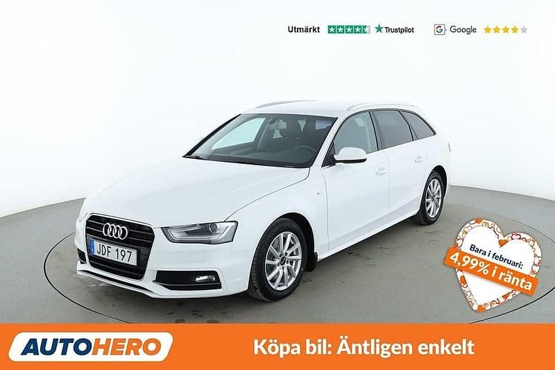 Vit Begagnad 2015 Audi A4 S-Line Kombi | 120 000 kr (Bra pris) - Bild 1/4